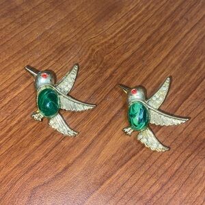 2 Hummingbird broaches/pins